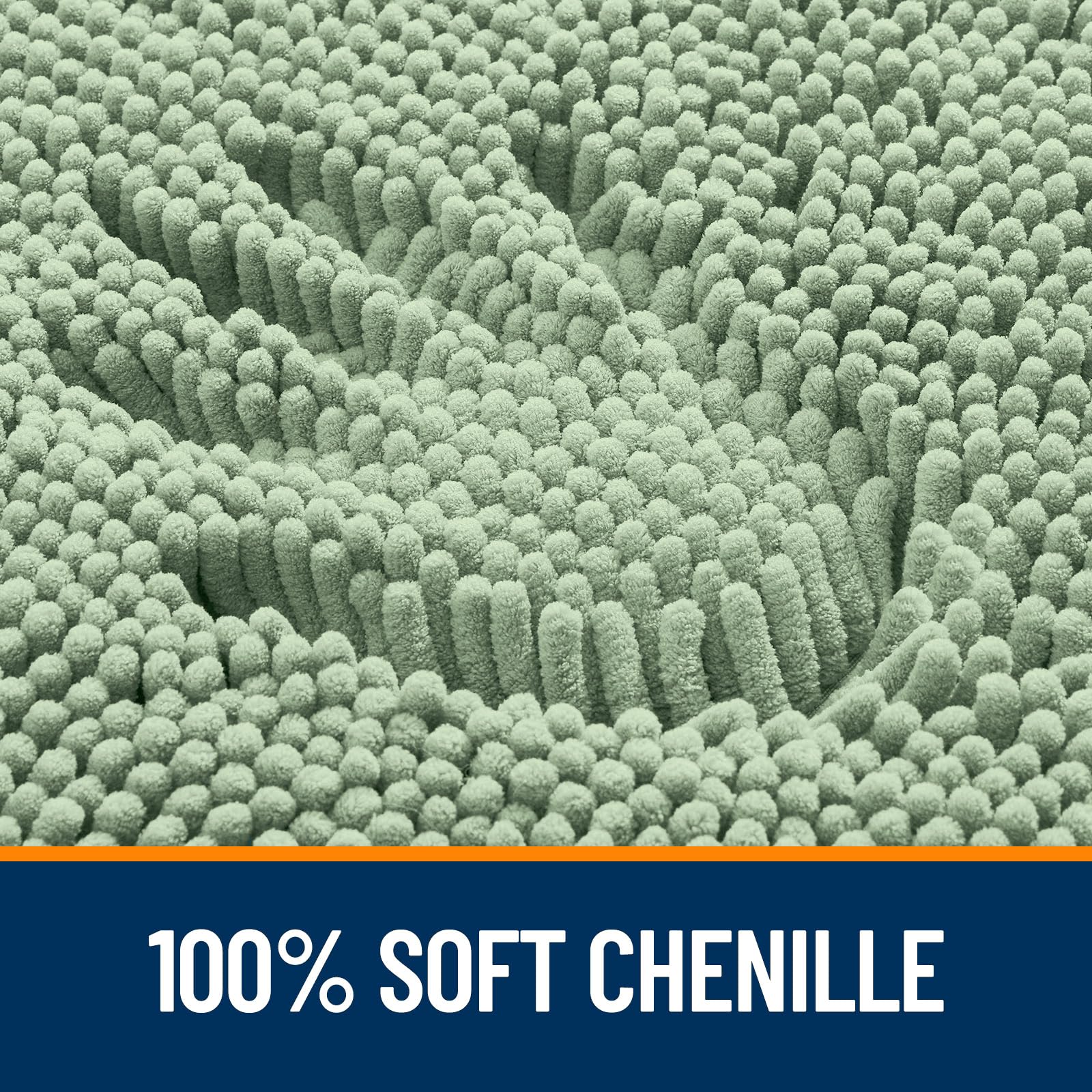 OLANLY rubber backing stability demonstrates non-slip base