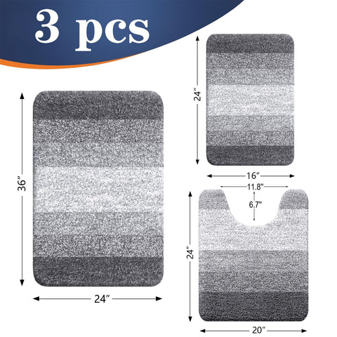 OLANLY U-shaped contour rug around the toilet for added convenience.