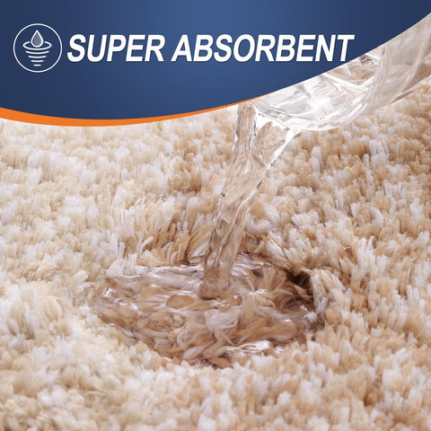 OLANLY ultra-absorbent deep-pile mat soaking up moisture efficiently