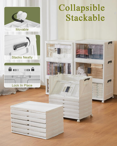 OlarHike 48QT bin dual doors open for easy access