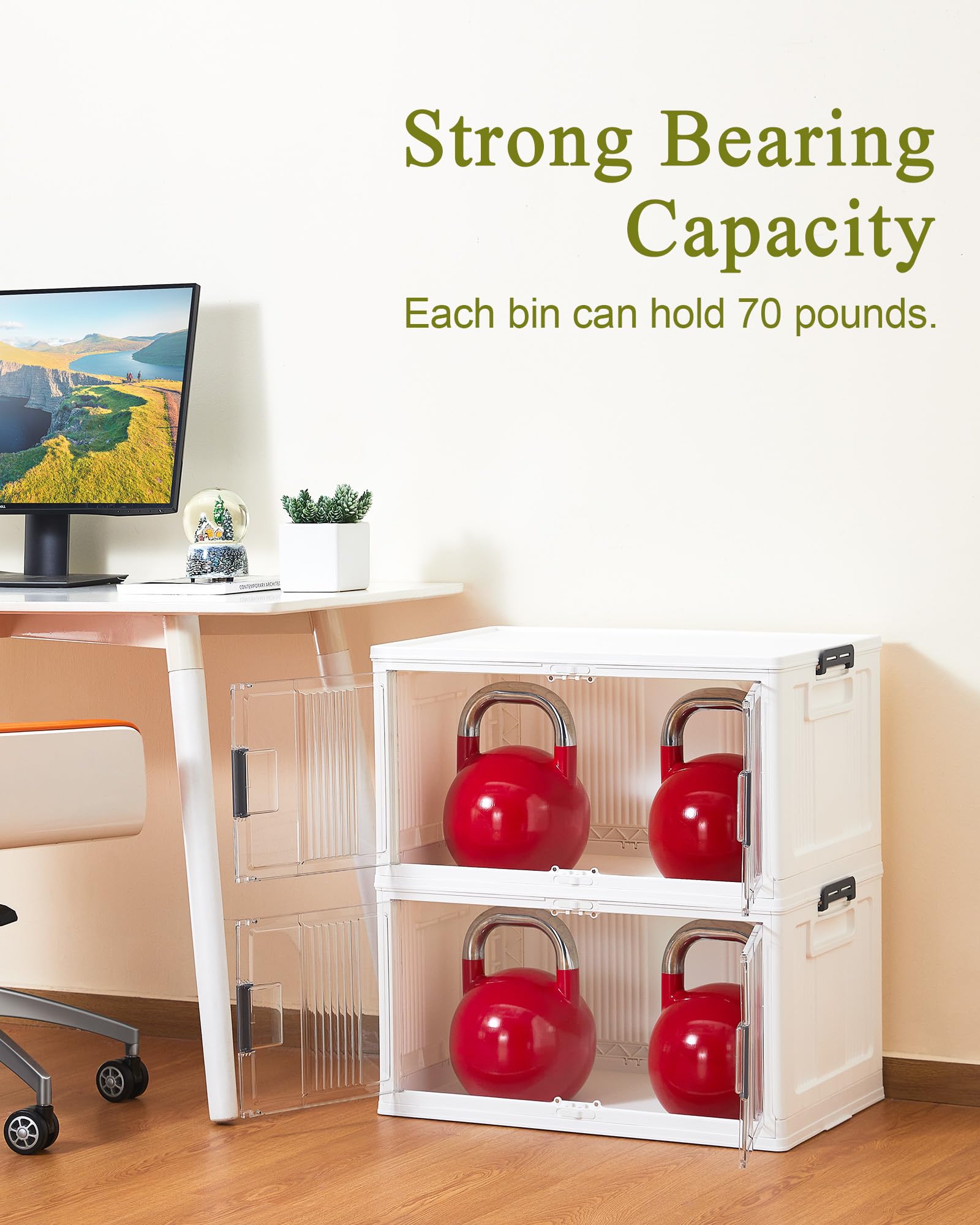 OlarHike 76QT capacity fits bulky items like books