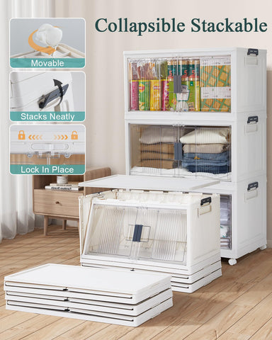 Foldable OlarHike bin demonstrates space-saving storage in small spaces.