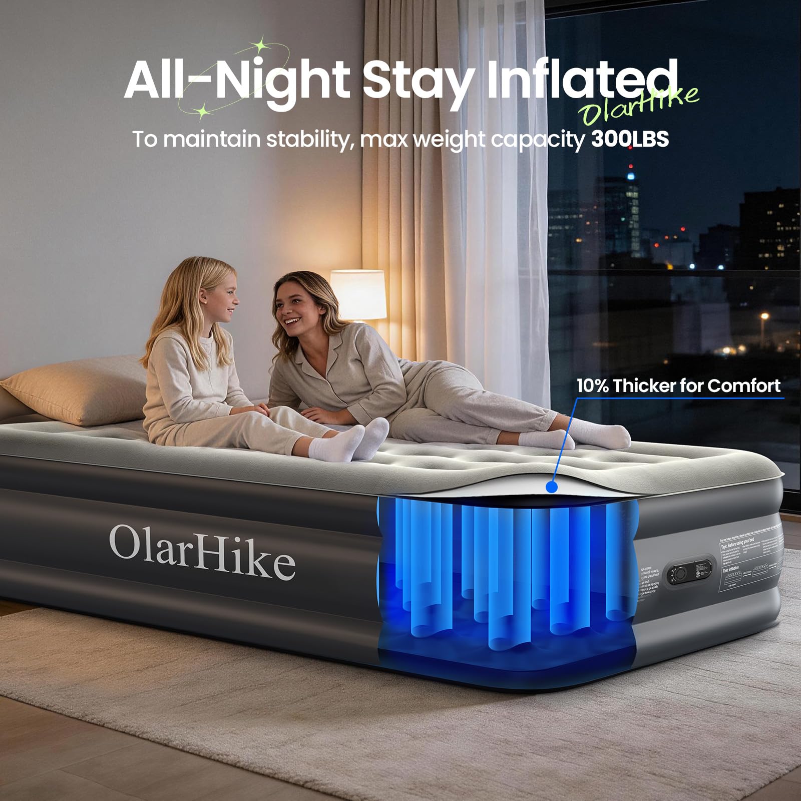OlarHike twin mattress suited for guests, dorms, and spare sleepovers.
