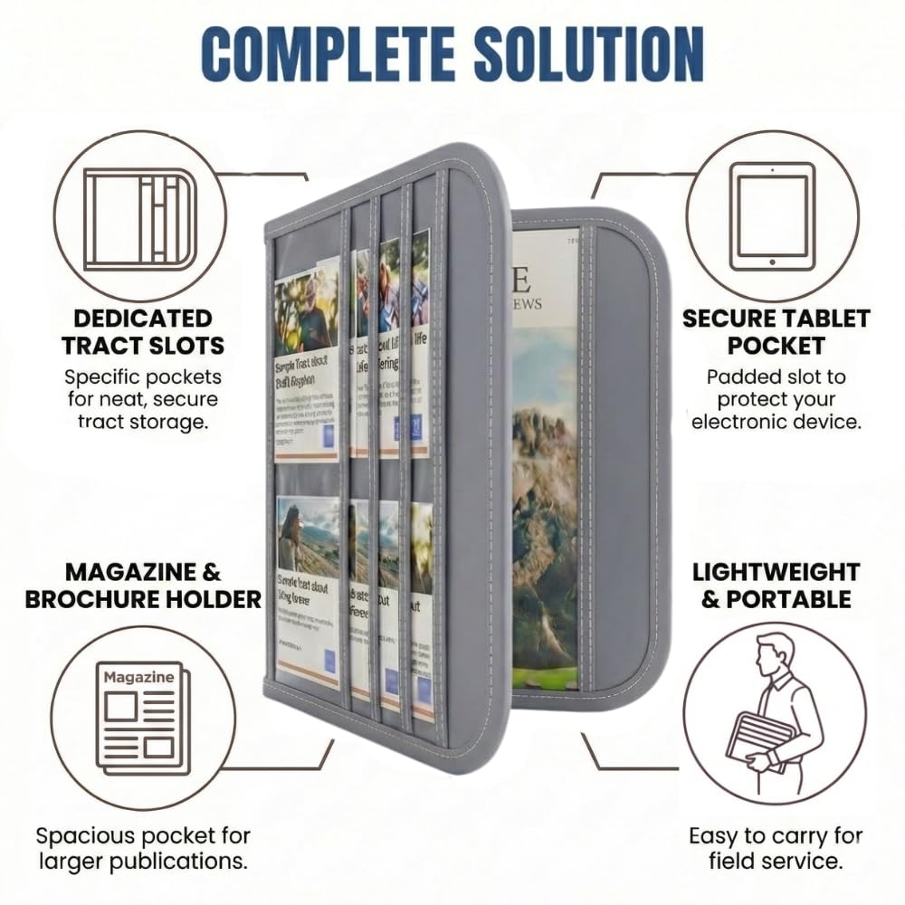 OLDECORY JW Bible Accessories Holder, stores cards and invitations neatly during ministry