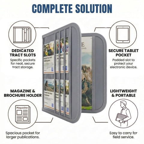 OLDECORY JW Bible Accessories Holder, stores cards and invitations neatly during ministry