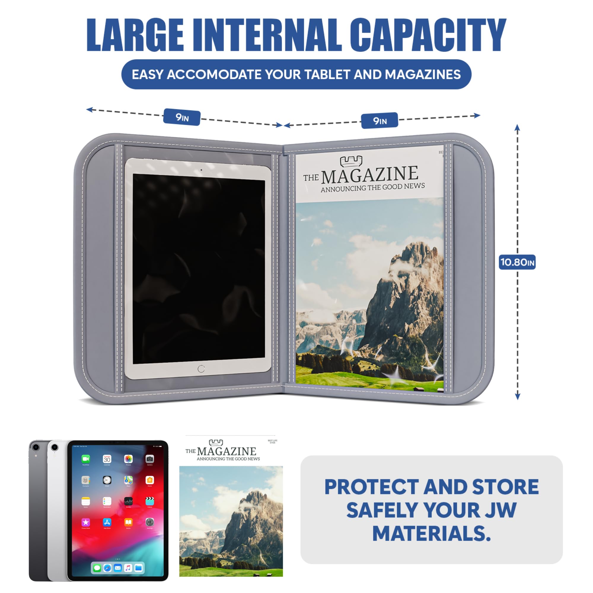 OLDECORY JW Field Service Supplies, compact design for easy transport between meetings