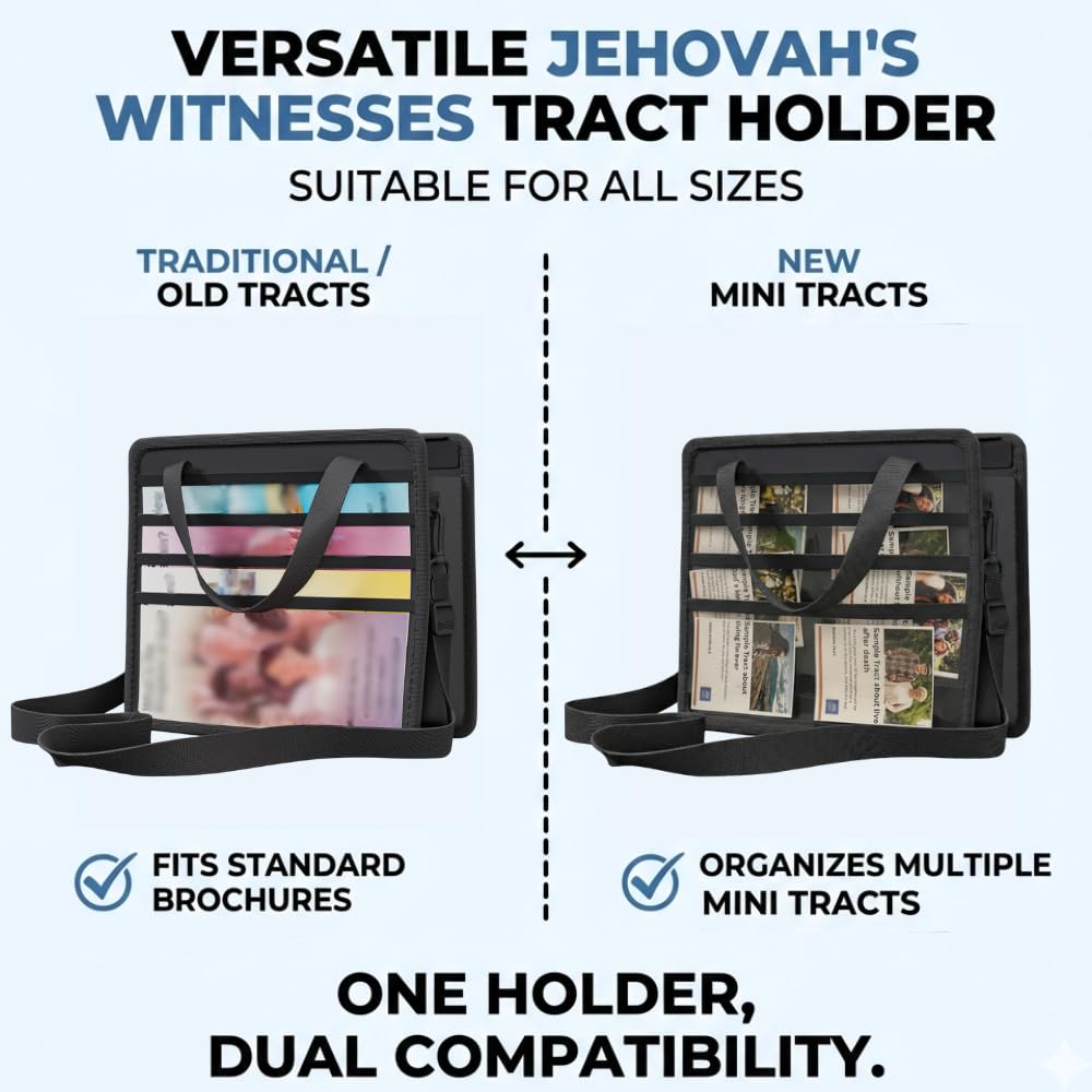 OLDECORY JW Ministry Organizer with open compartments for fast access
