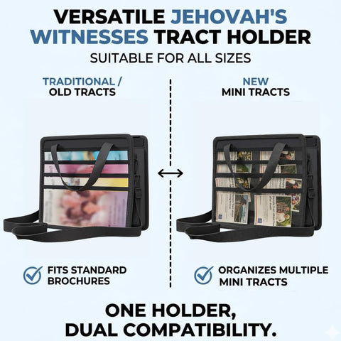 OLDECORY JW Ministry Organizer with open compartments for fast access