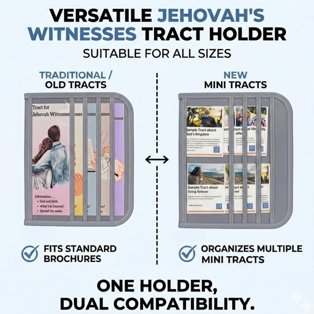 OLDECORY Ministry Organizer, durable materials, ready for daily field service