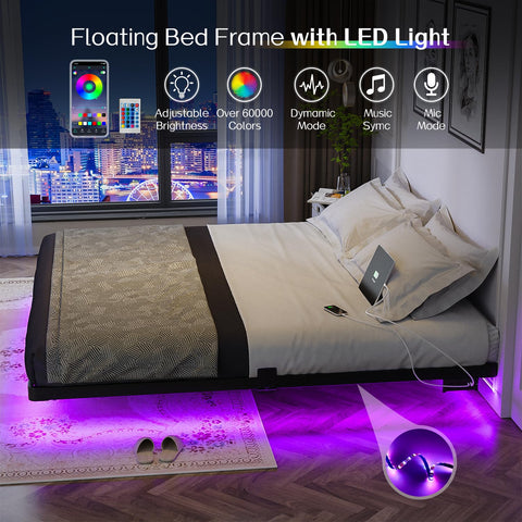 OLEVS metal construction promises sturdy support for long-lasting nightly comfort.