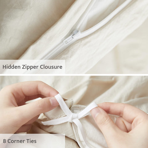 Oli Anderson duvet cover with eight corner ties for secure fit