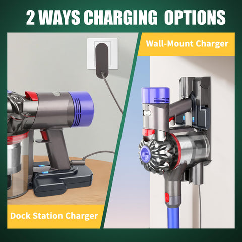 OLINDR extended runtime highlights longer cleaning sessions on V7 vacuum