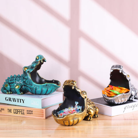 oliruim alligator gift decor bowl suitable for housewarmings and occasions