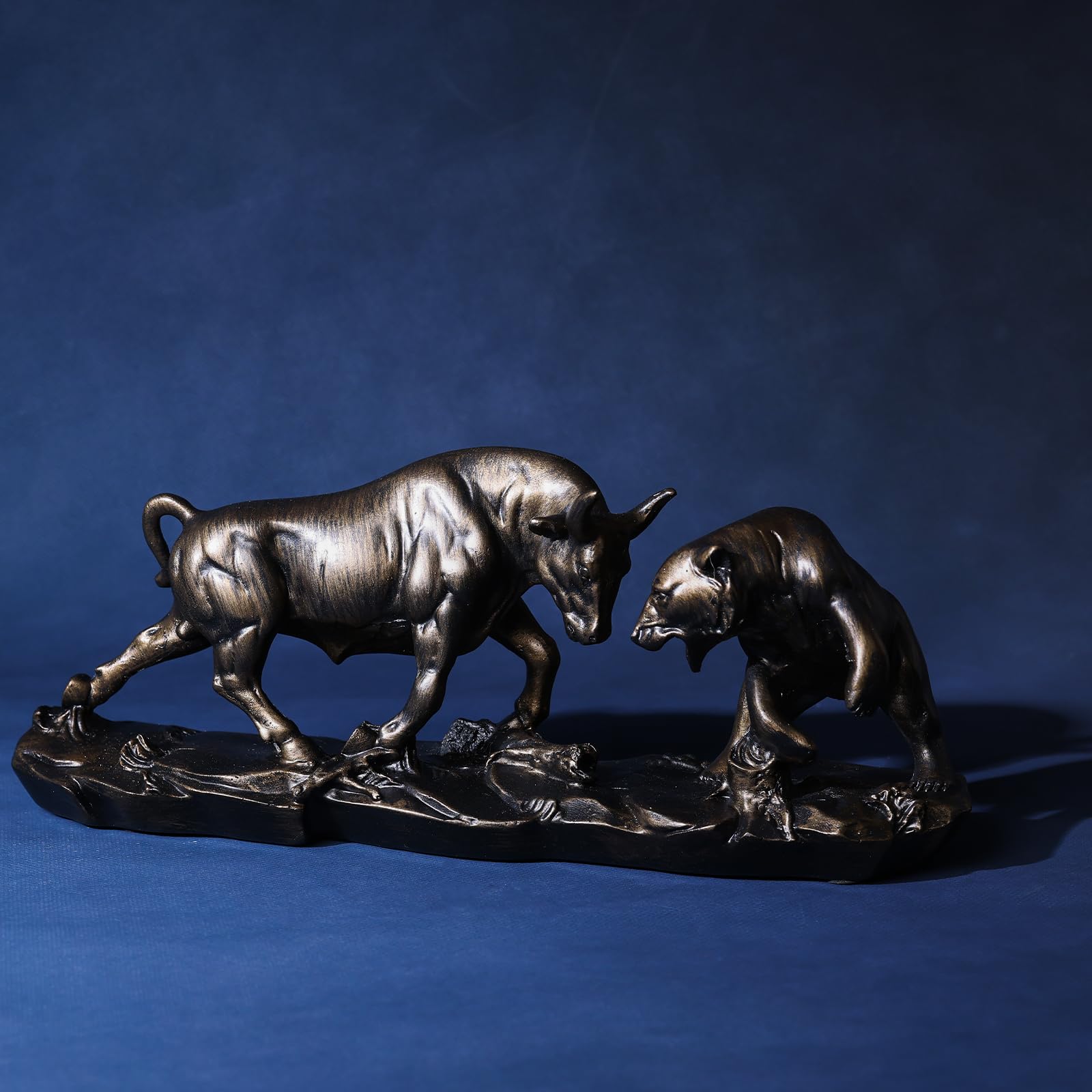 oliruim bear statue on a shelf, a reminder of market balance and strategy
