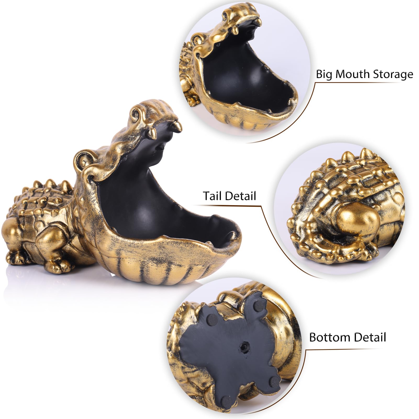 Oliruim office desk organizer with alligator character for quick essentials