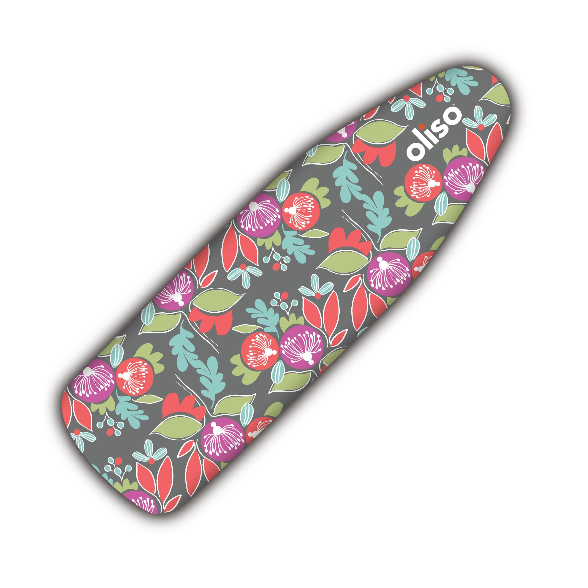 Oliso floral ironing board cover with 100 percent cotton for crisp, smooth results