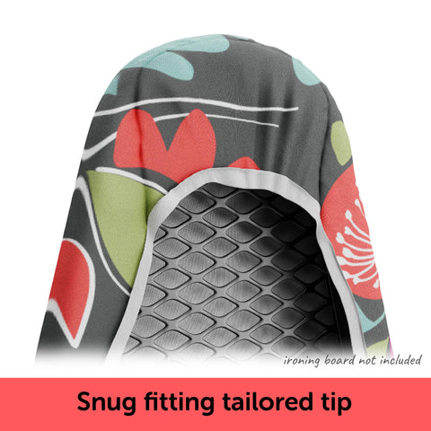 Oliso ironing board cover with built in felt pad cushions and reflects heat for even pressing