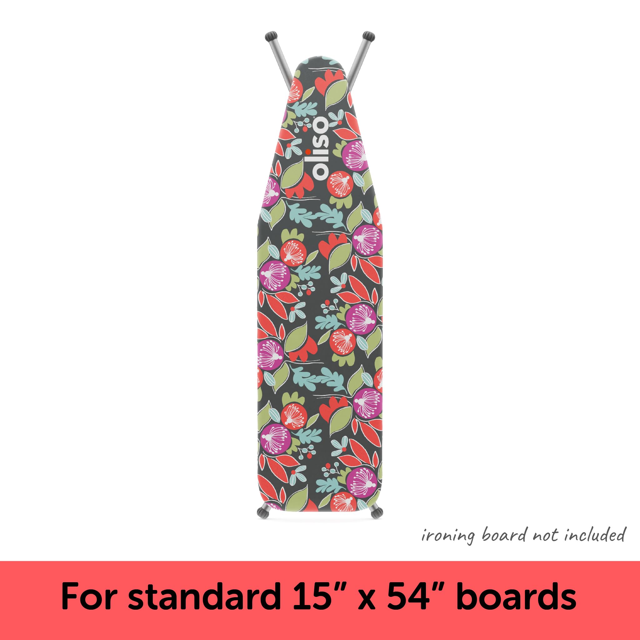 Oliso ironing board cover snug secure fit prevents slipping during use