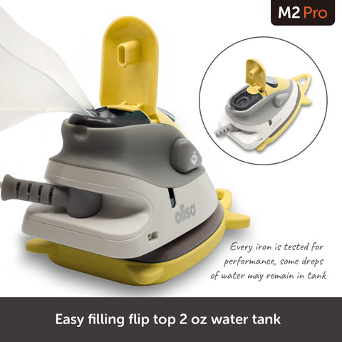 oliso M2Pro 8-foot pivoting cord for flexible ironing movement