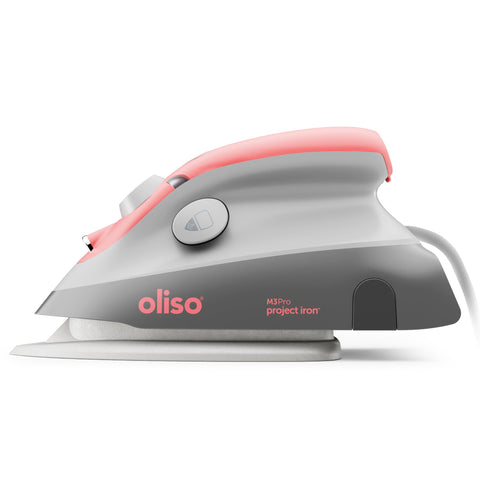 oliso M3Pro in compact design ready for sewing spaces and travel.