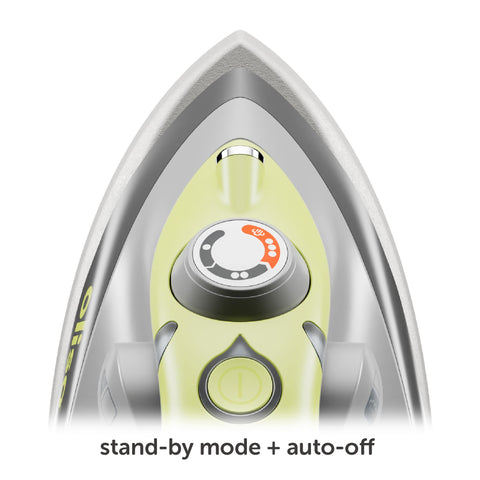 oliso M3Pro Diamond Ceramic-Flow soleplate glides smoothly over textiles