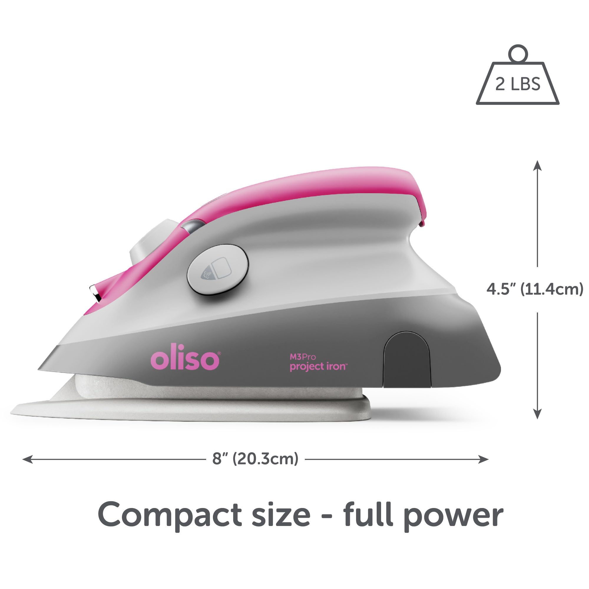 OLISO M3Pro precision-tip focuses on seams and corners for accuracy.
