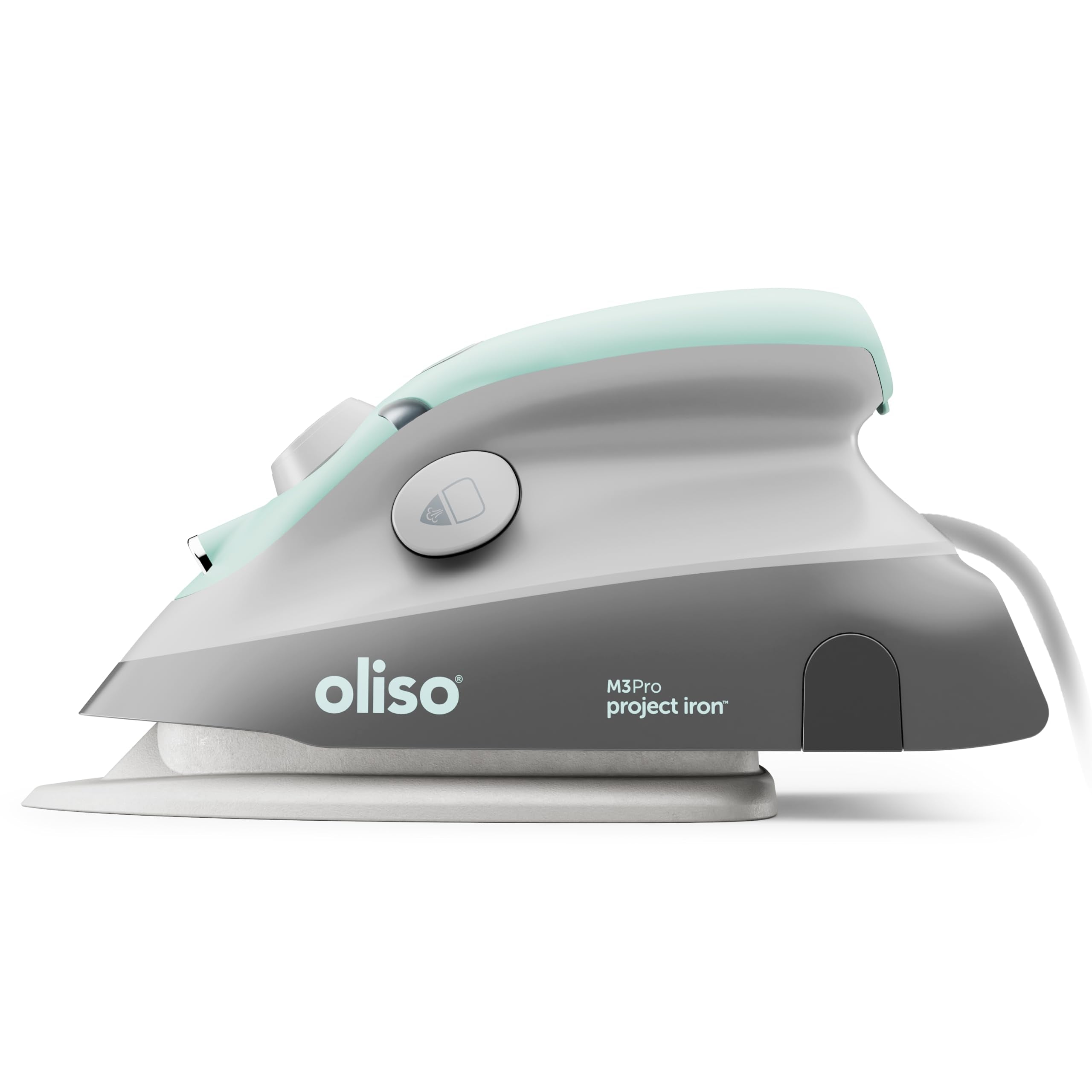 Oliso M3Pro with Solemate resting pad for wrist-friendly ironing sessions