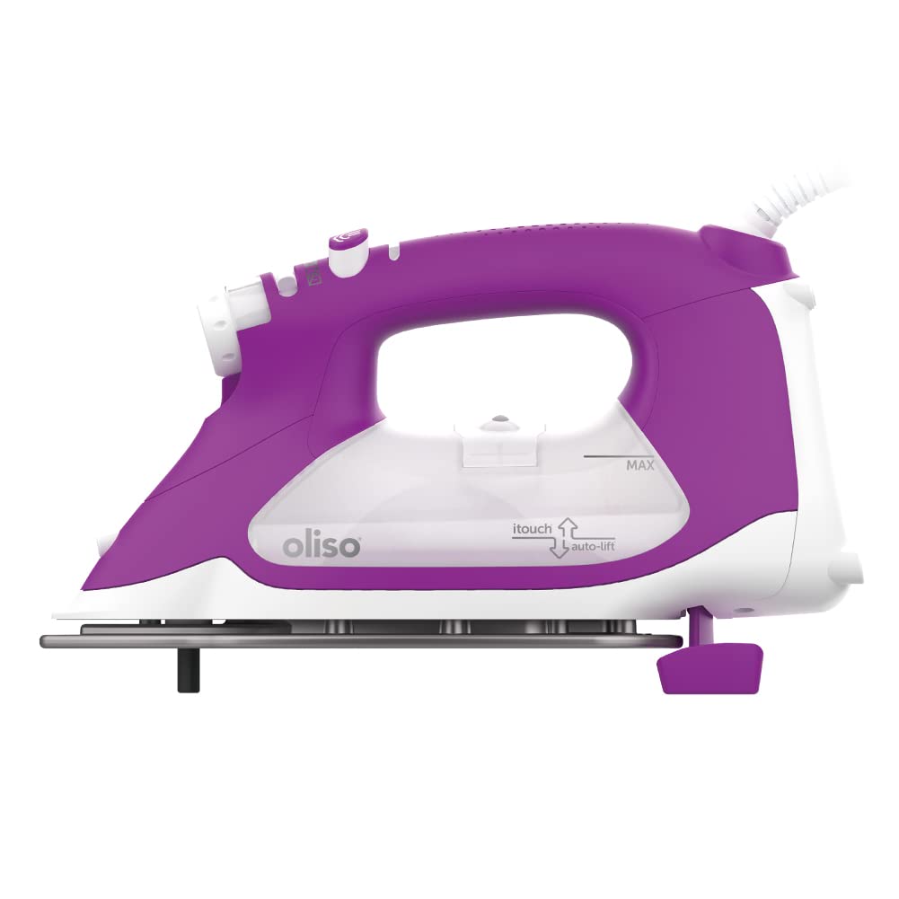 oliso TG1600 ProPlus Auto-Lift in action for safer ironing