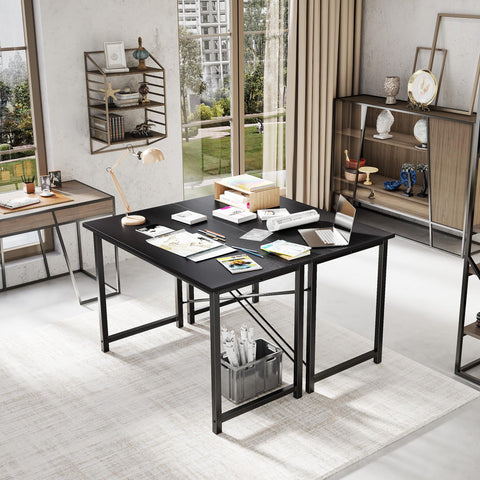 OLIXIS desk with reinforced corners minimizes wobble during gaming and work