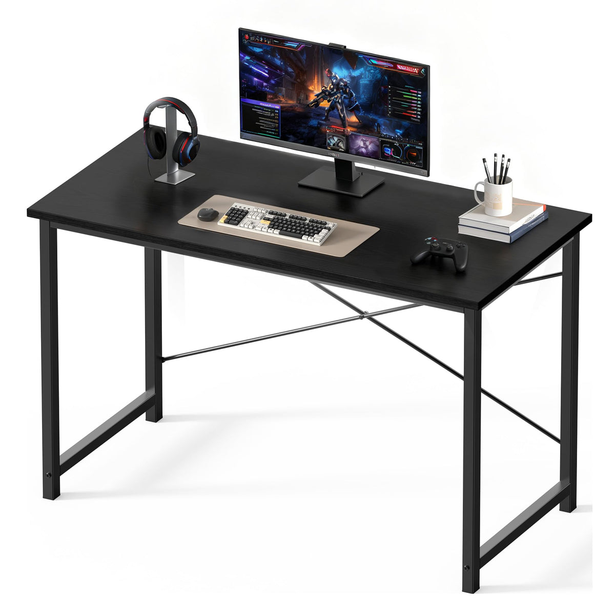 OLIXIS 47-Inch Desk with scratchproof tabletop for spill-friendly workspaces