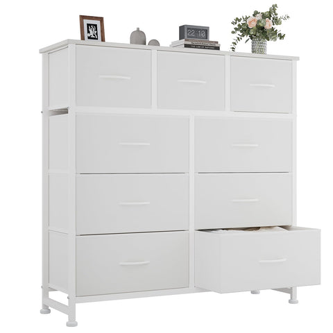 OLIXIS 9-drawer dresser full front view for organized clothes storage
