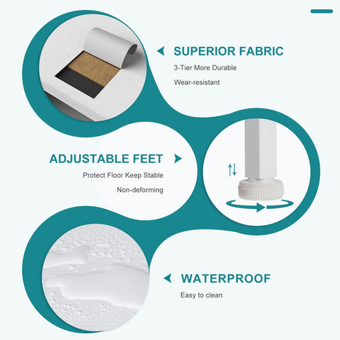 OLIXIS anti tip feet stabilize the dresser on uneven floors