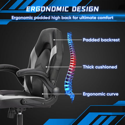 OLIXIS Big and Tall chair backrest contour supports posture during extended use.
