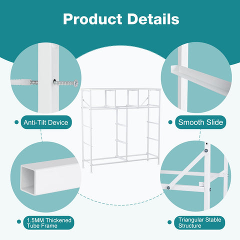 OLIXIS closet organizer use case demonstrates nine-drawer organization