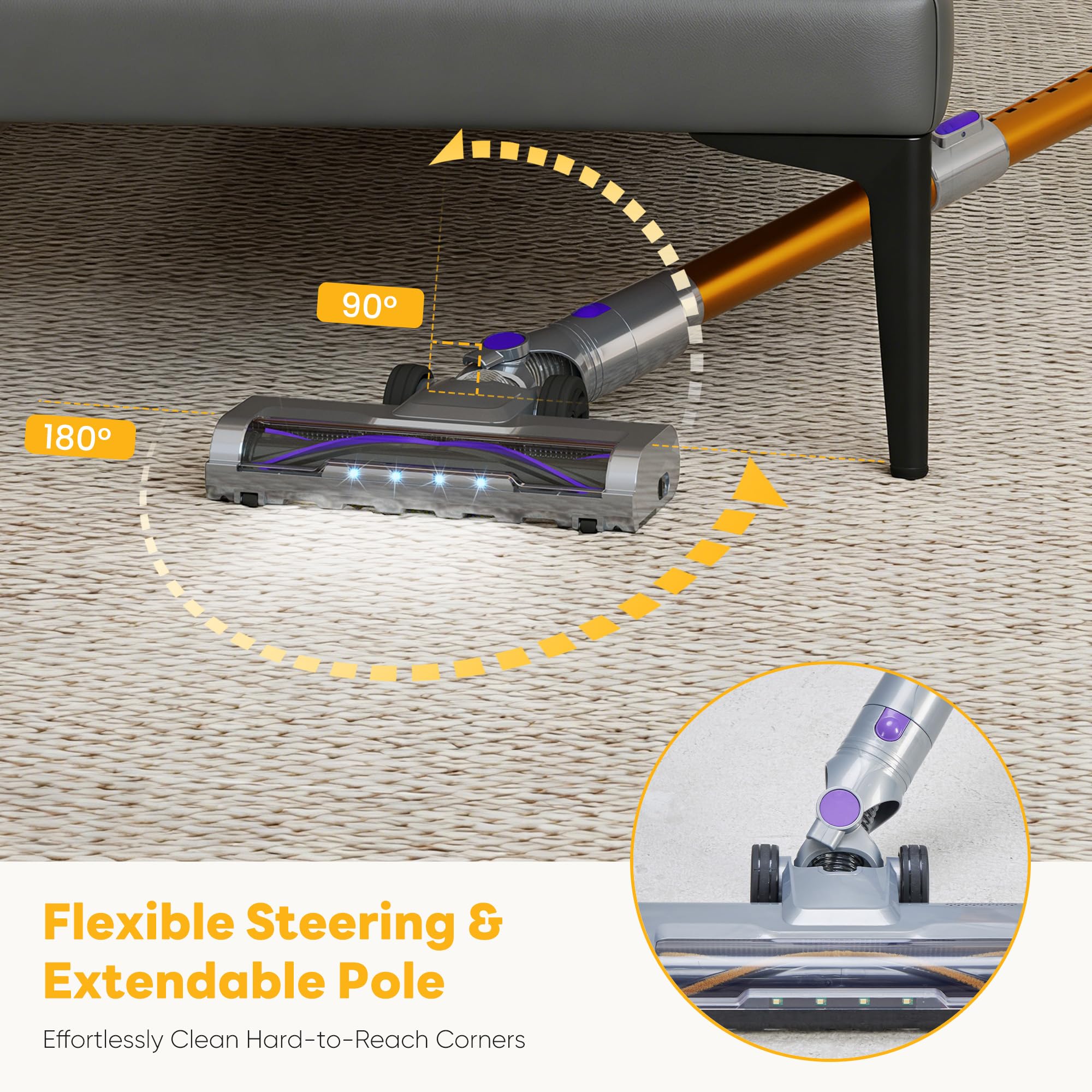 OLIXIS handheld conversion tool enables cleaning in tight spaces and car interiors