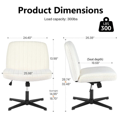 OLIXIS Criss Cross Chair swivel 360° for flexible workspace