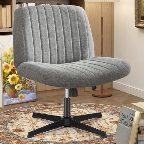 OLIXIS Criss Cross Chair armless swivel for flexible workspace and mobility.