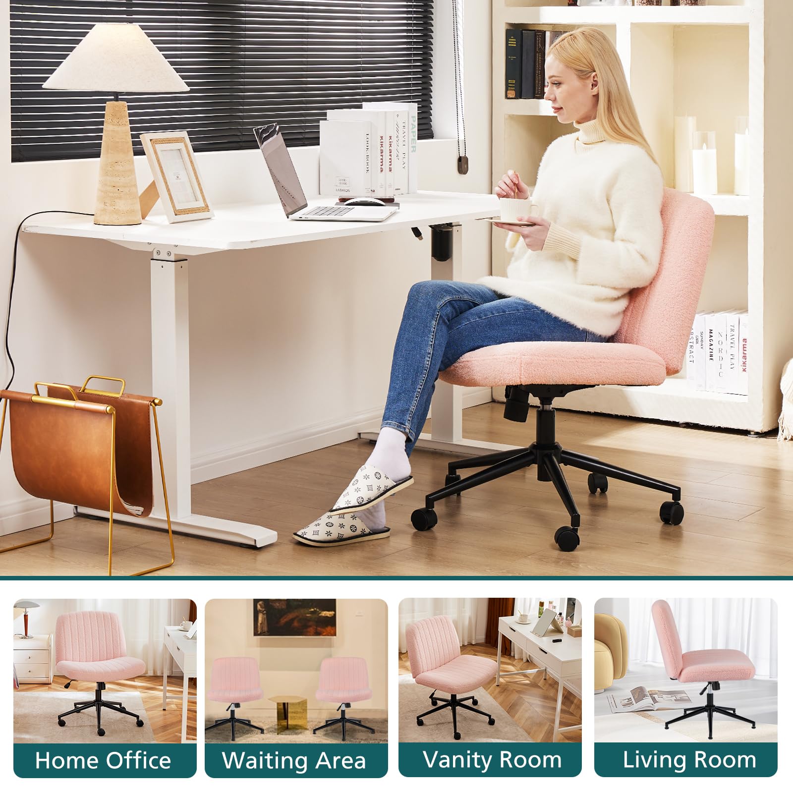 OLIXIS Criss Cross Chair ships with clear assembly instructions