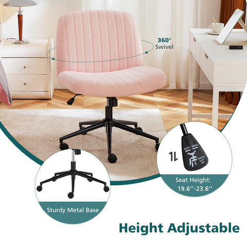 OLIXIS Criss Cross Chair adjustable height for versatile home office setups