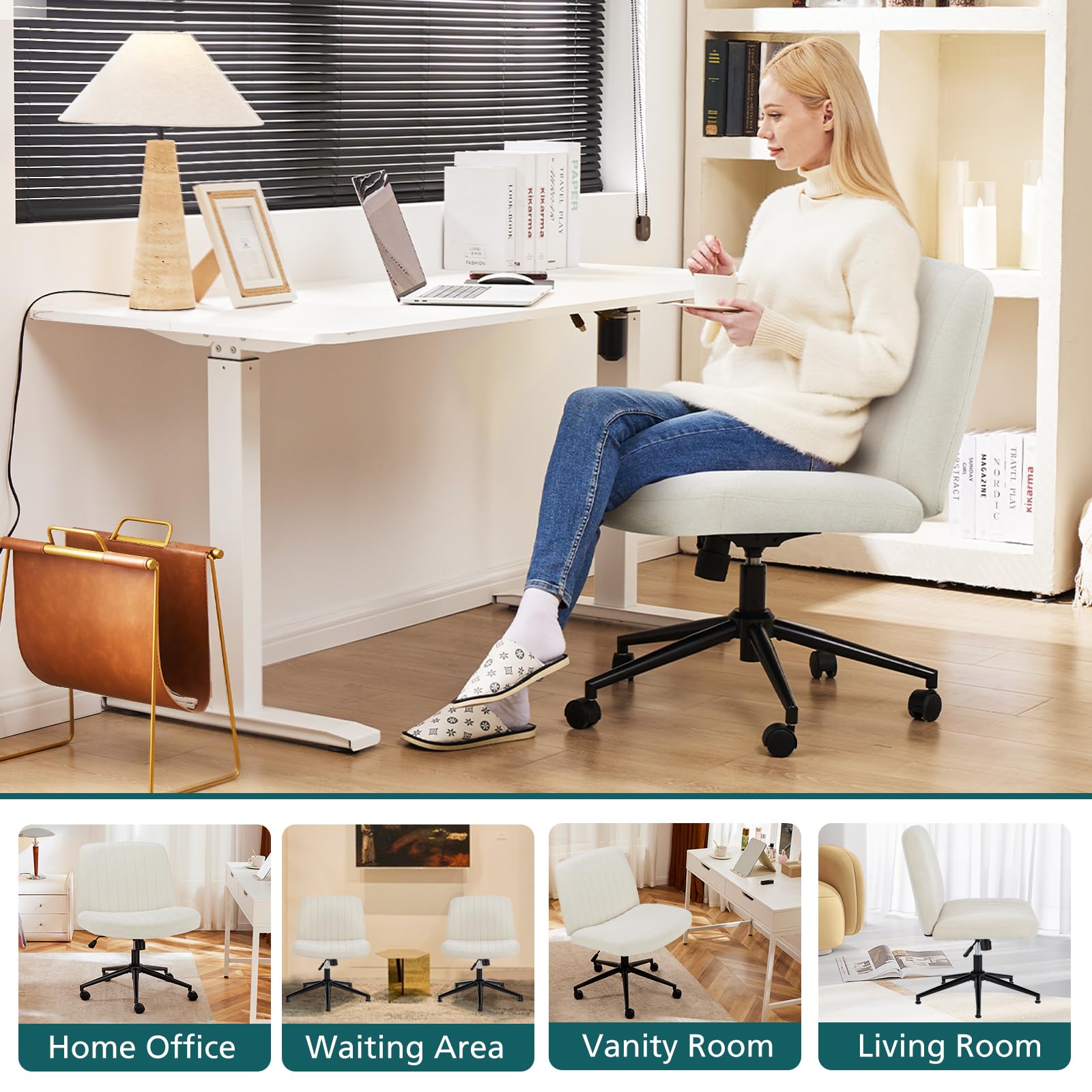 OLIXIS Criss Cross Chair shown in quick-assembly setup video for fast use.
