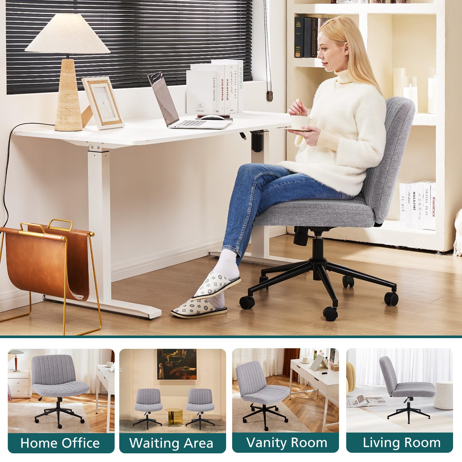 OLIXIS Criss Cross Chair quick assembly with included instructions and video.