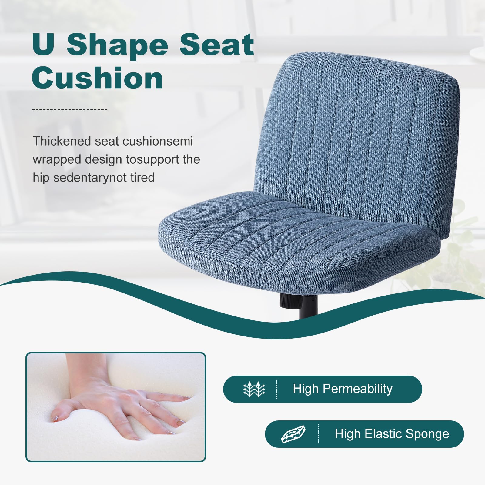 OLIXIS Criss Cross Chair sleek modern look for homes and studios