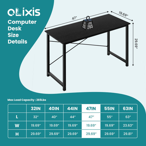 OLIXIS desk with X-brace reinforcement stabilizes the work surface.