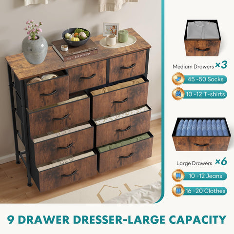 OLIXIS dresser in a bedroom helps reduce clutter and maximize space