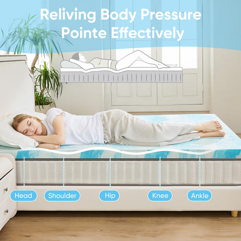 OLIXIS high-density memory foam contours to body for pressure relief