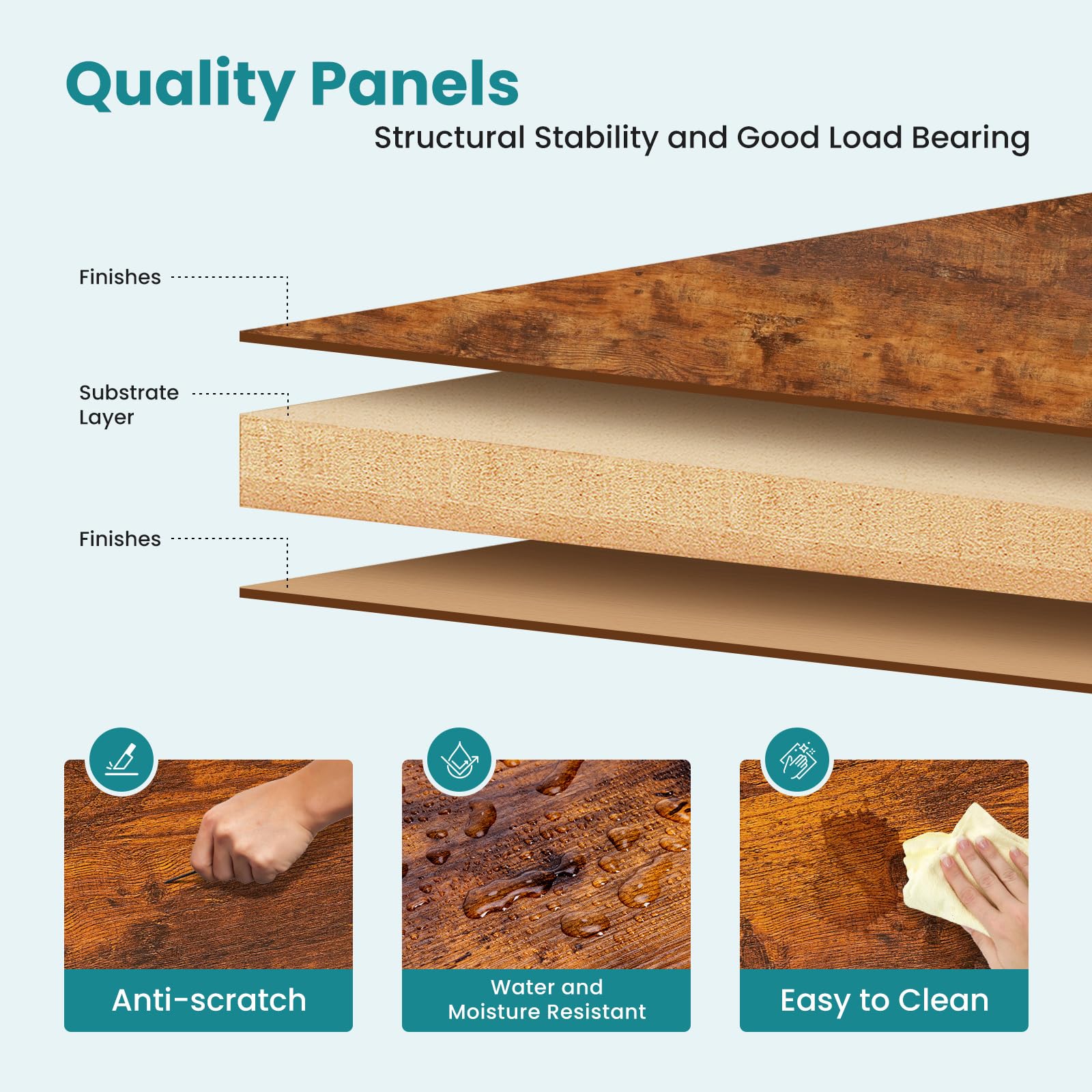 OLIXIS desk with quick, easy assembly