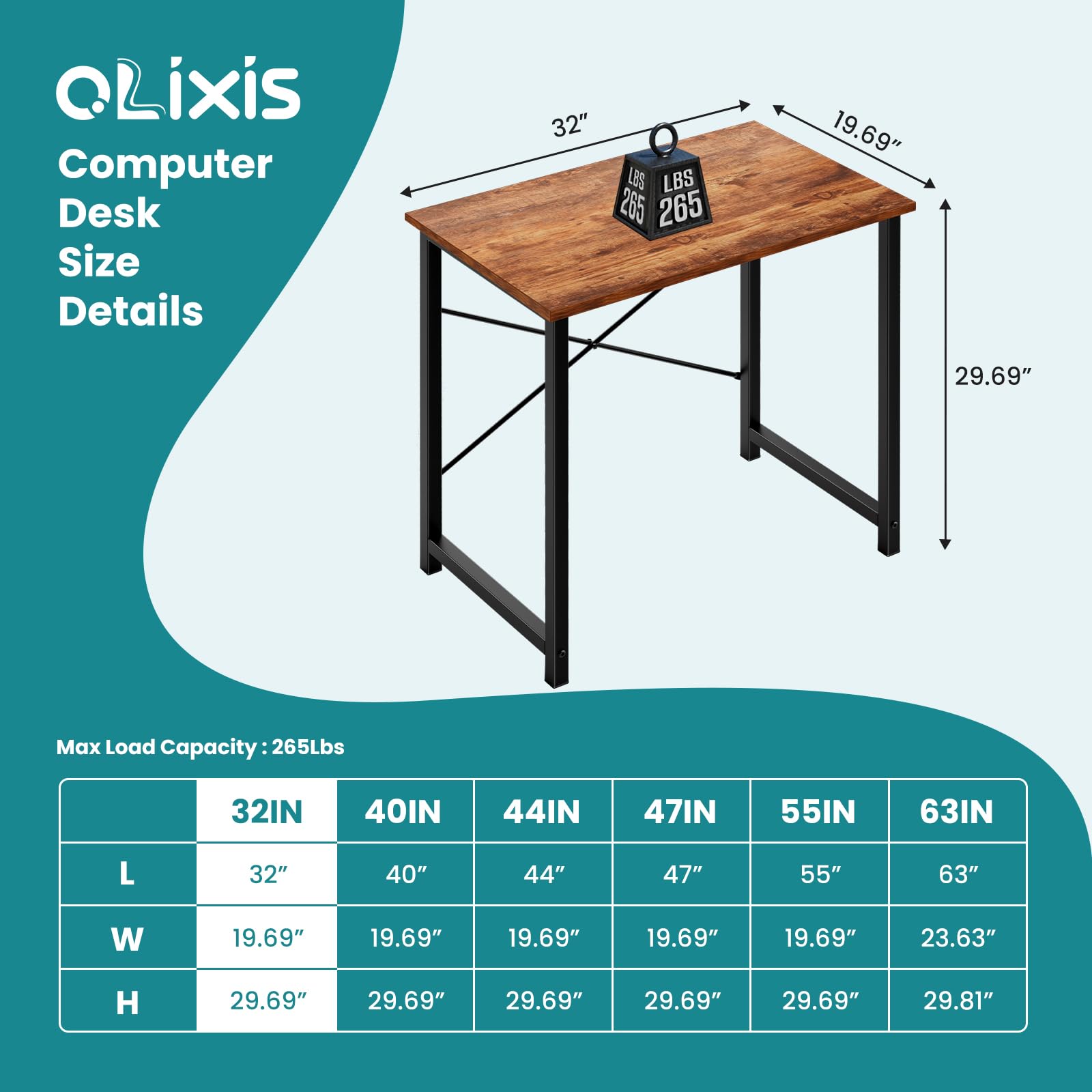 OLIXIS desk top is scratch-resistant and durable