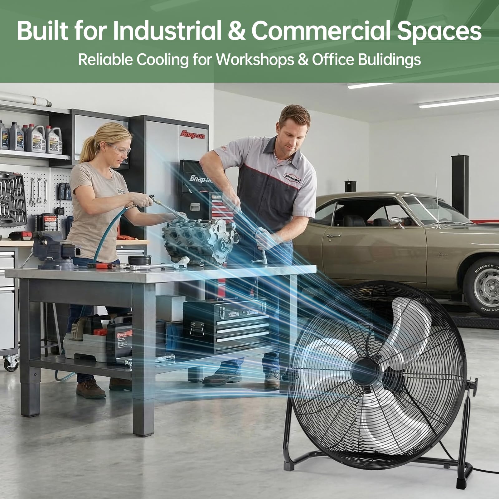 OLIXIS tool-free assembly and removable front grille simplify maintenance