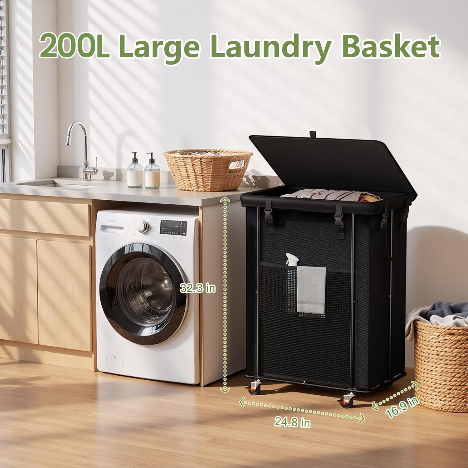 Olldide metal frame with rust-resistant finish for long-lasting durability.