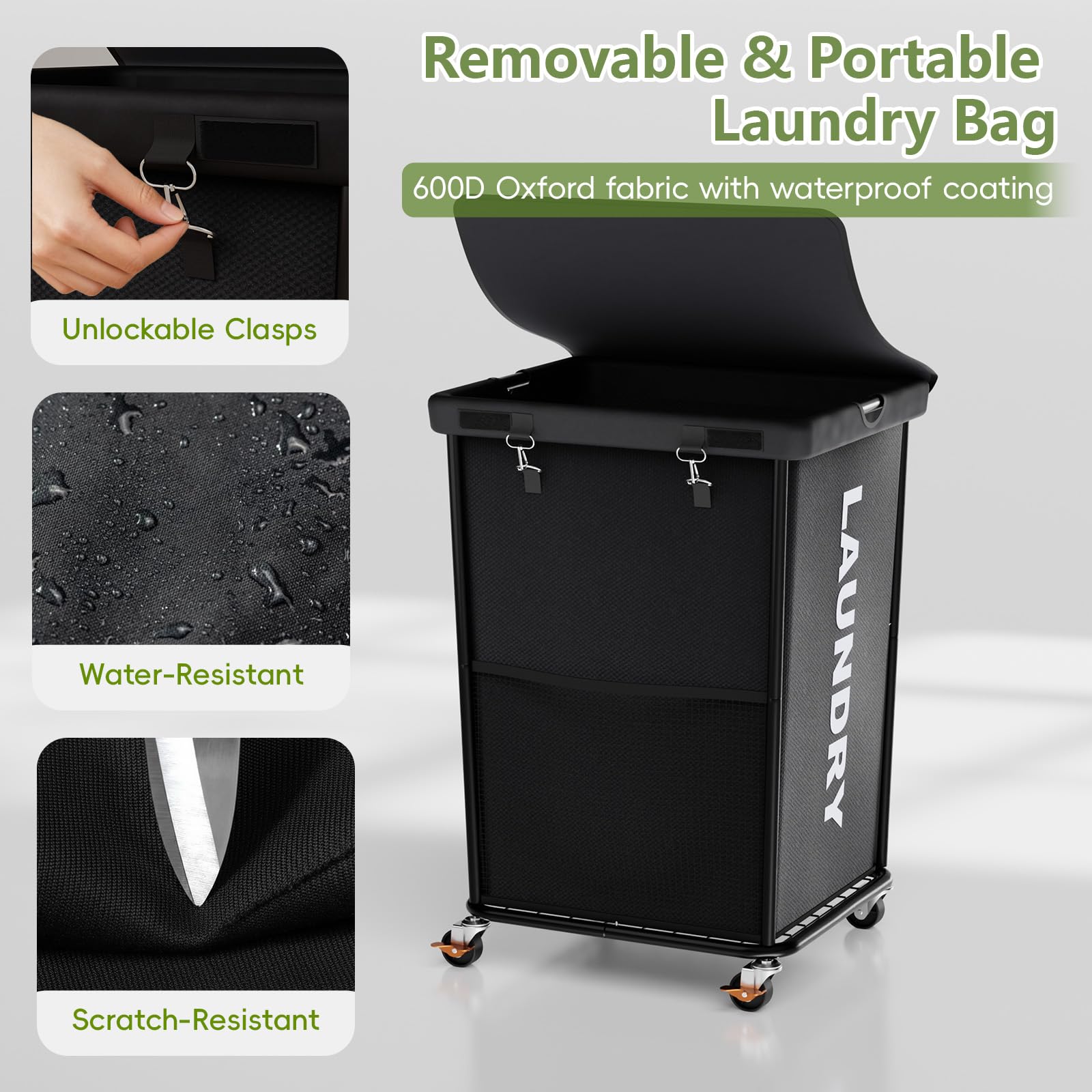 Olldide trapezoidal frame design adds stability under heavy loads